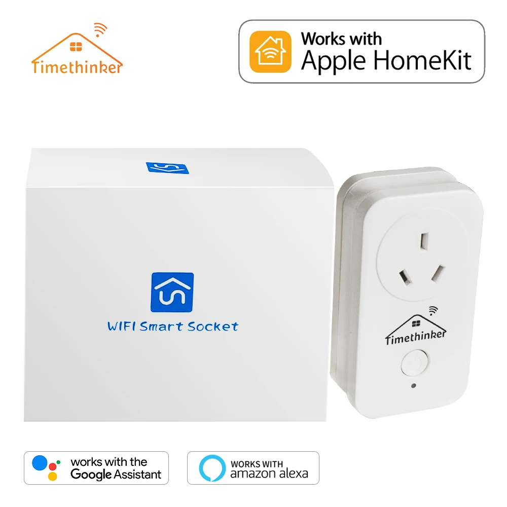 Умный Wi Fi переключатель Timethinker для Apple Homekit ALexa Siri Google Home Automation US EU UK AU адаптер