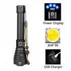 Zoom XHP90 мощный фонарик, 3 режима, XHP50, USB, перезаряжаемый, светодиодный фонарь, аккумулятор 26650, водонепроницаемый, освещение для кемпинга