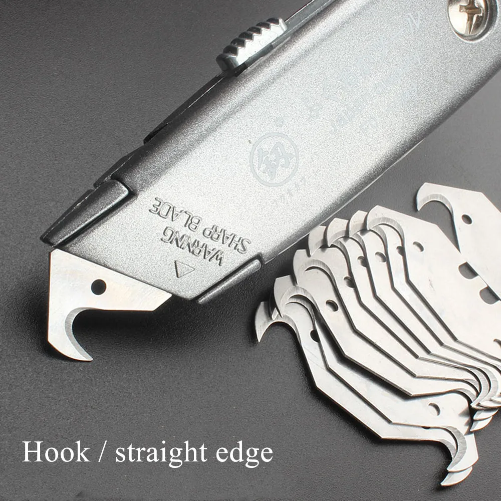 

Utility Knife Heavy Tool Hook Knife Horn Knife Stripping Wallpaper Tool Holder Electrician's Knife Plastic Cutting Tool Small Ho