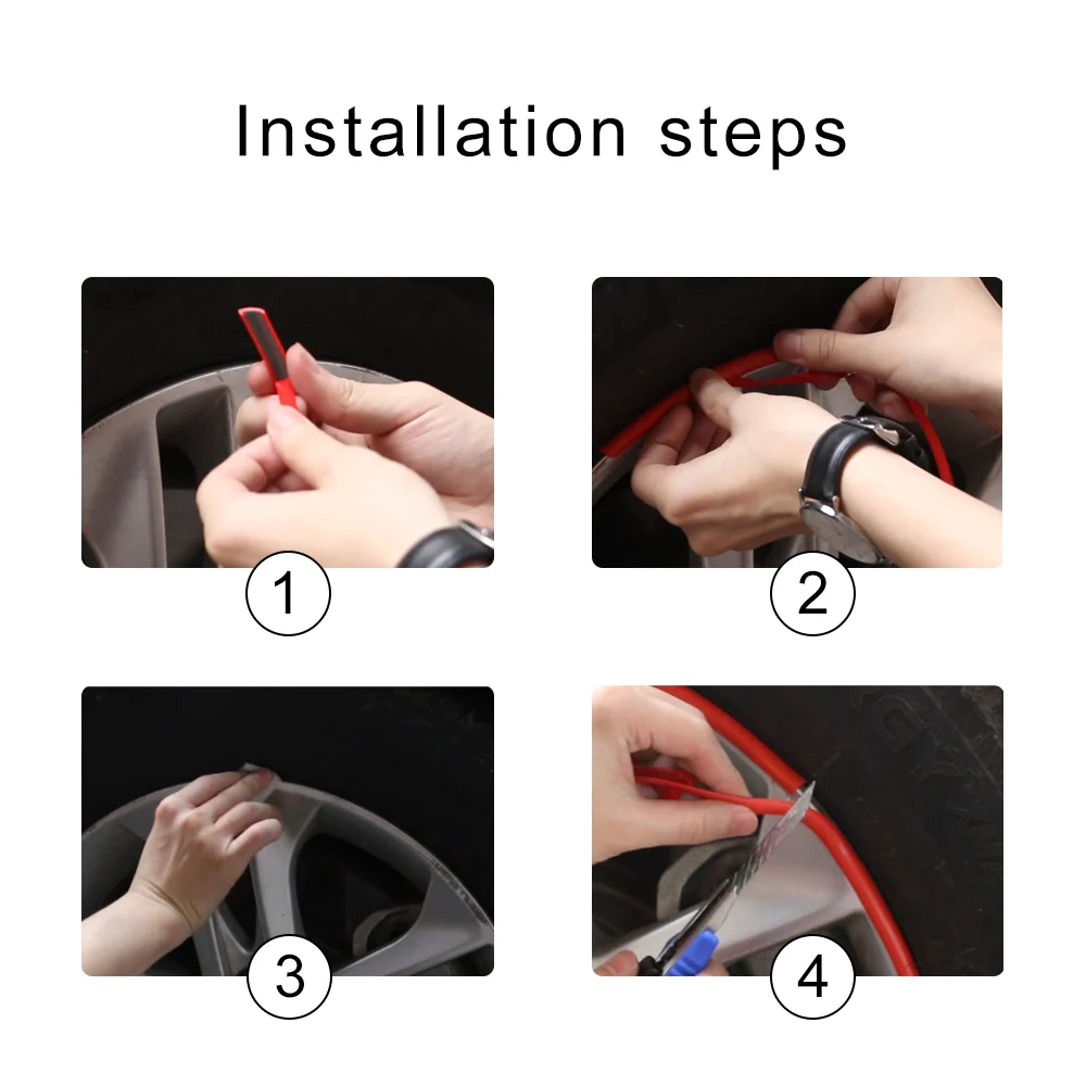 Декоративная полоса LEEPEE для модификации автомобильных шин 8 м защита колес