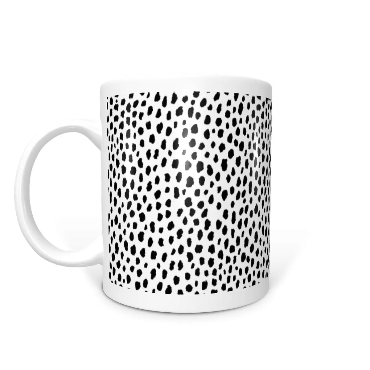 Далматинские пятна-(черно-белые)-кружки милый Кофе Чай Молоко пивная чашка