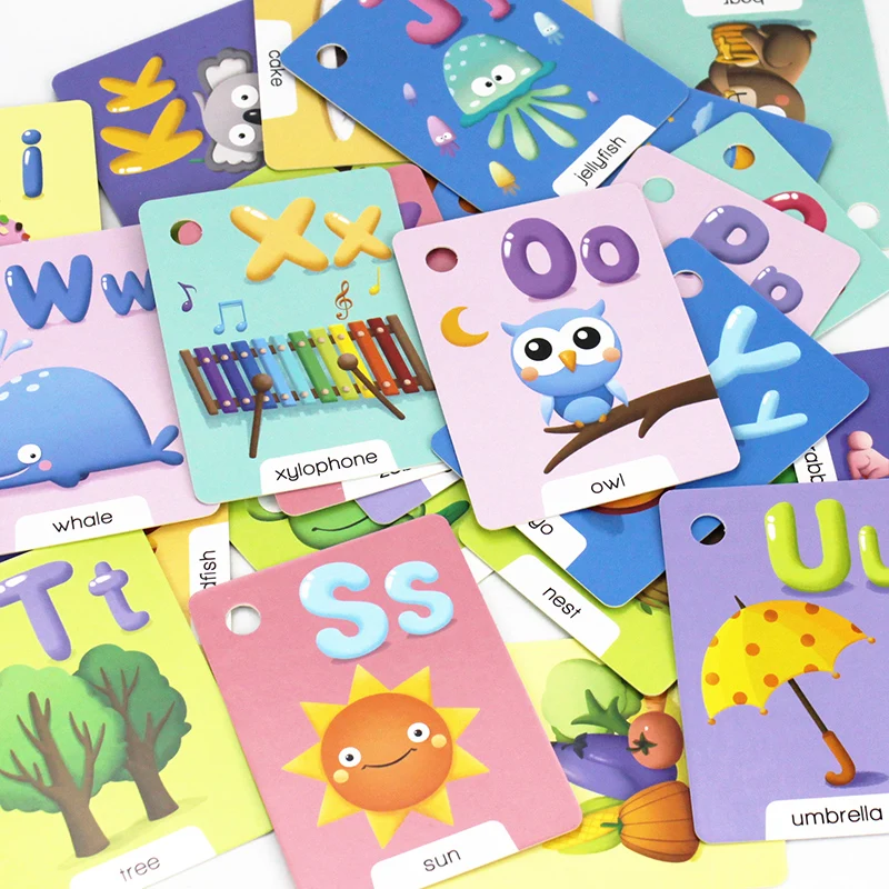 Детские Обучающие карточки с животными из мультфильма 26 ABC | Игрушки и хобби