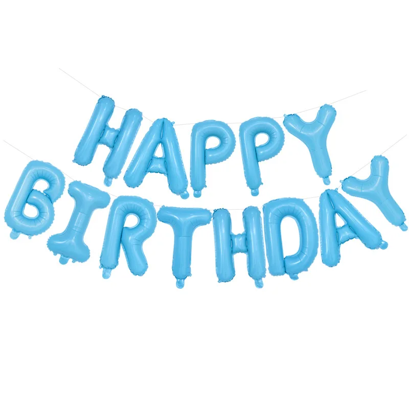 Фольгированный шар Happy Birthday 16 дюймов 1 комплект |