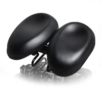 bicycle seat two seat bicycle cushion noseless adjustable bike saddles mtb saddle dual pad for cycling bicycle bike accessories