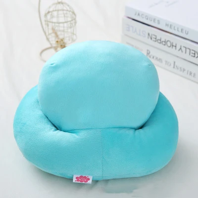 light green Подушка для шеи с эффектом памяти, автомобильная воздушная подушка для путешествий, домашняя подушка для шеи, Офисная подушка для поддержки головы комфортная подушка для путешествий - Цвет: light green