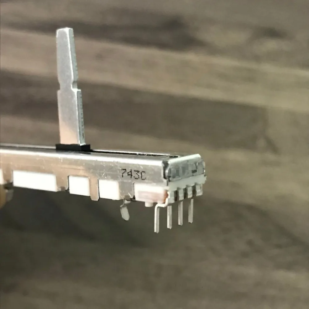 1PCS FOR ALPS 6CM B10KX2 10K DJM600 600 439C-10KBX2 DCV1010 Dual-unit Slide Potentiometer | Электроника