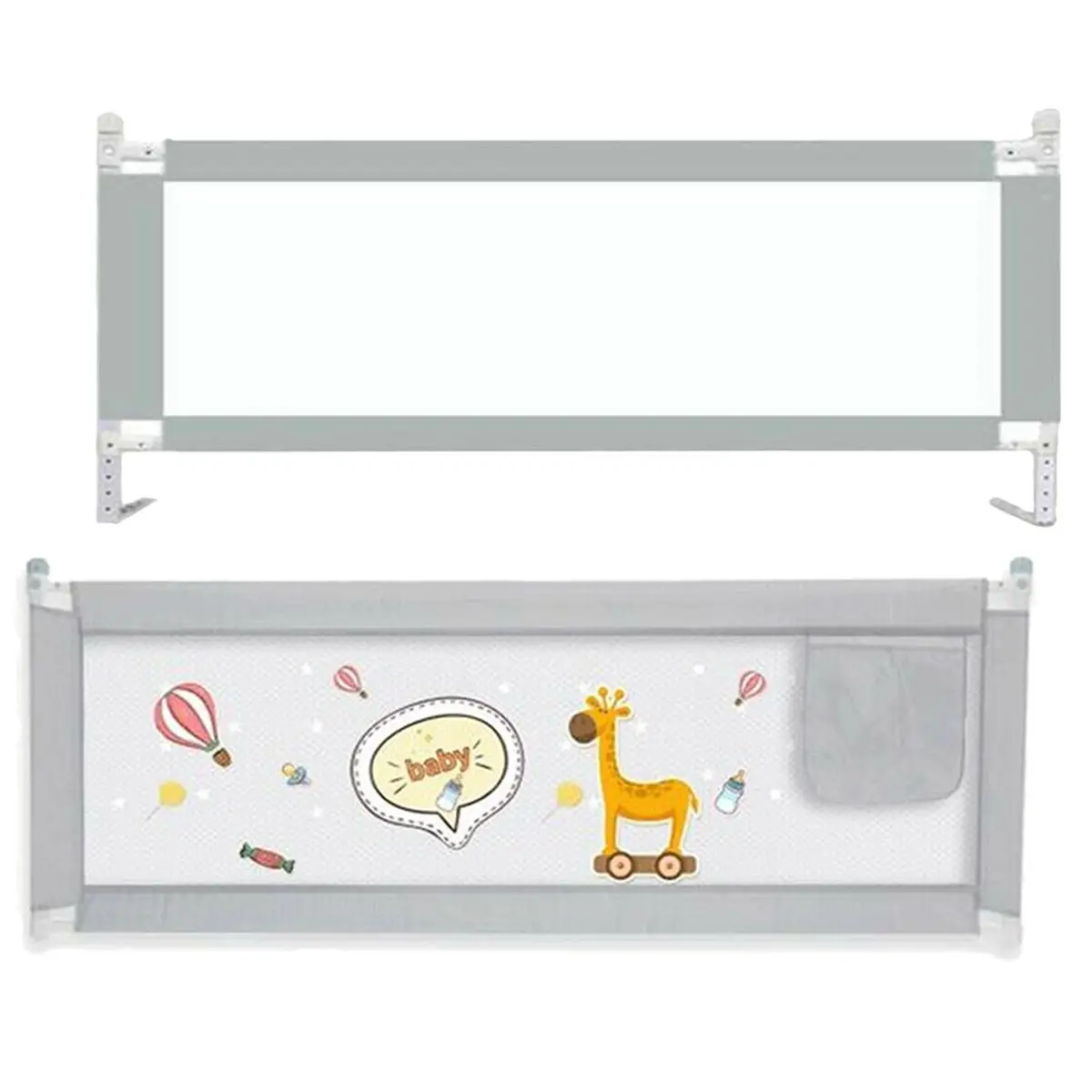 Регулируемый Детский манеж защитные рельсы для кроватки ограждение детей ворота