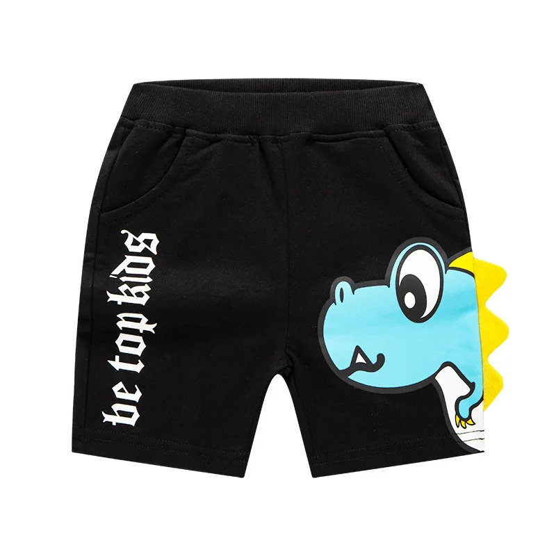 

2021 New Summer Children's Shorts Cartoon Short Pant Of A Baby Boy Dinosaur Five-point Pants Kids Bottoms Clothes Outwear