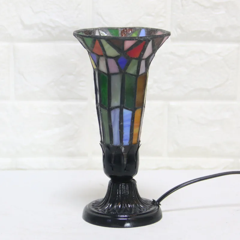 Tiffany Table Lamp E27 Baroque Bedroom Bedside Creative Fashion Retro | Лампы и освещение