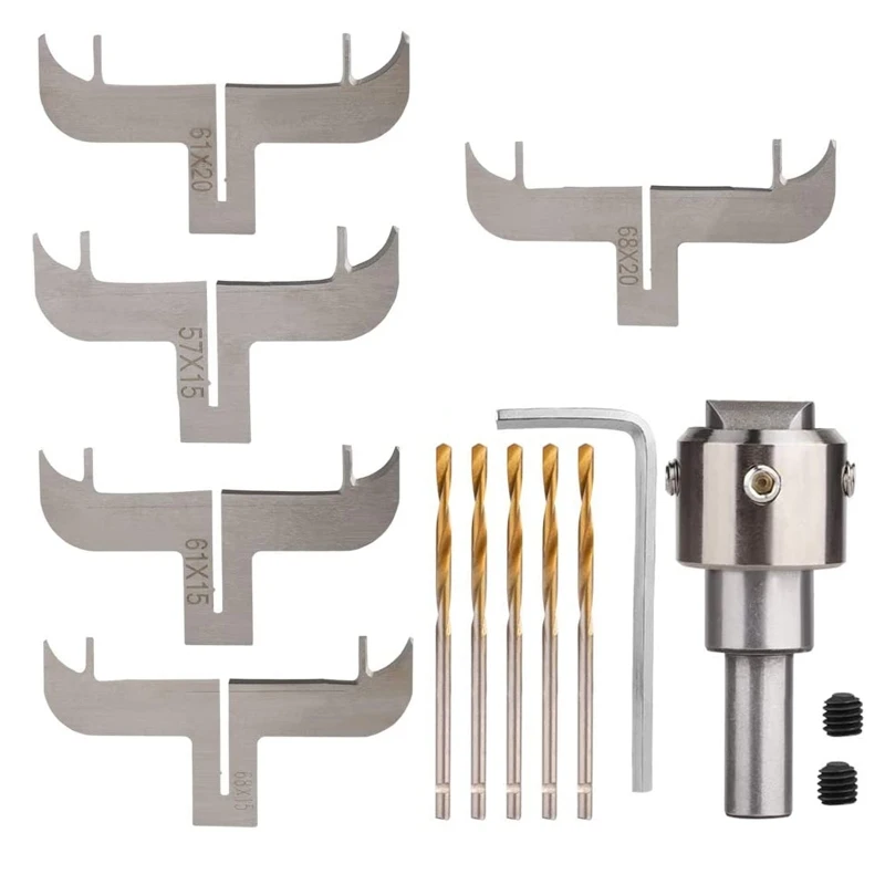 

Wooden Bracelet Ring Milling Cutter Blades, Wooden Thick Ring Maker Tool Kit for