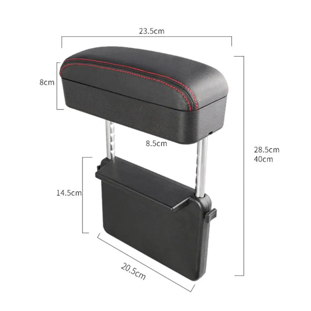 

50% HOT SALESAdjustable Qi Wireless Phone Charging Car Center Console Armrest Pad Storage Box