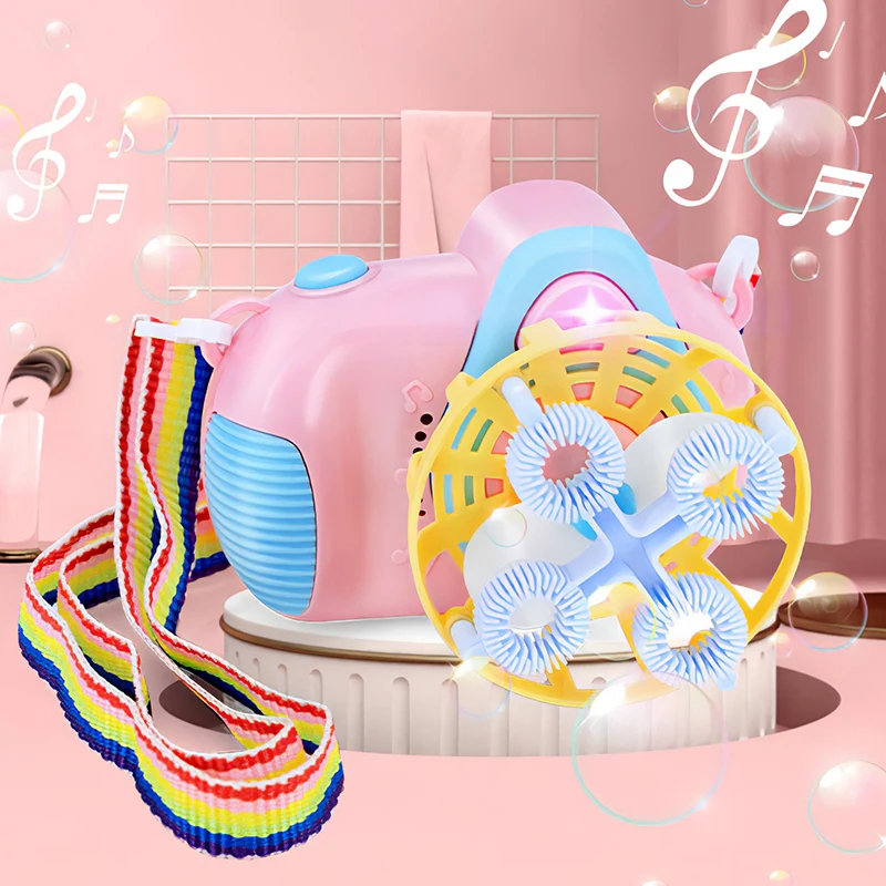 

Automatic Fan Bubble Maker Camera Toy Electric Bubble Machine Blower Water Blowing Toys Outdoor Kids Automatic Bubble Fan Toys
