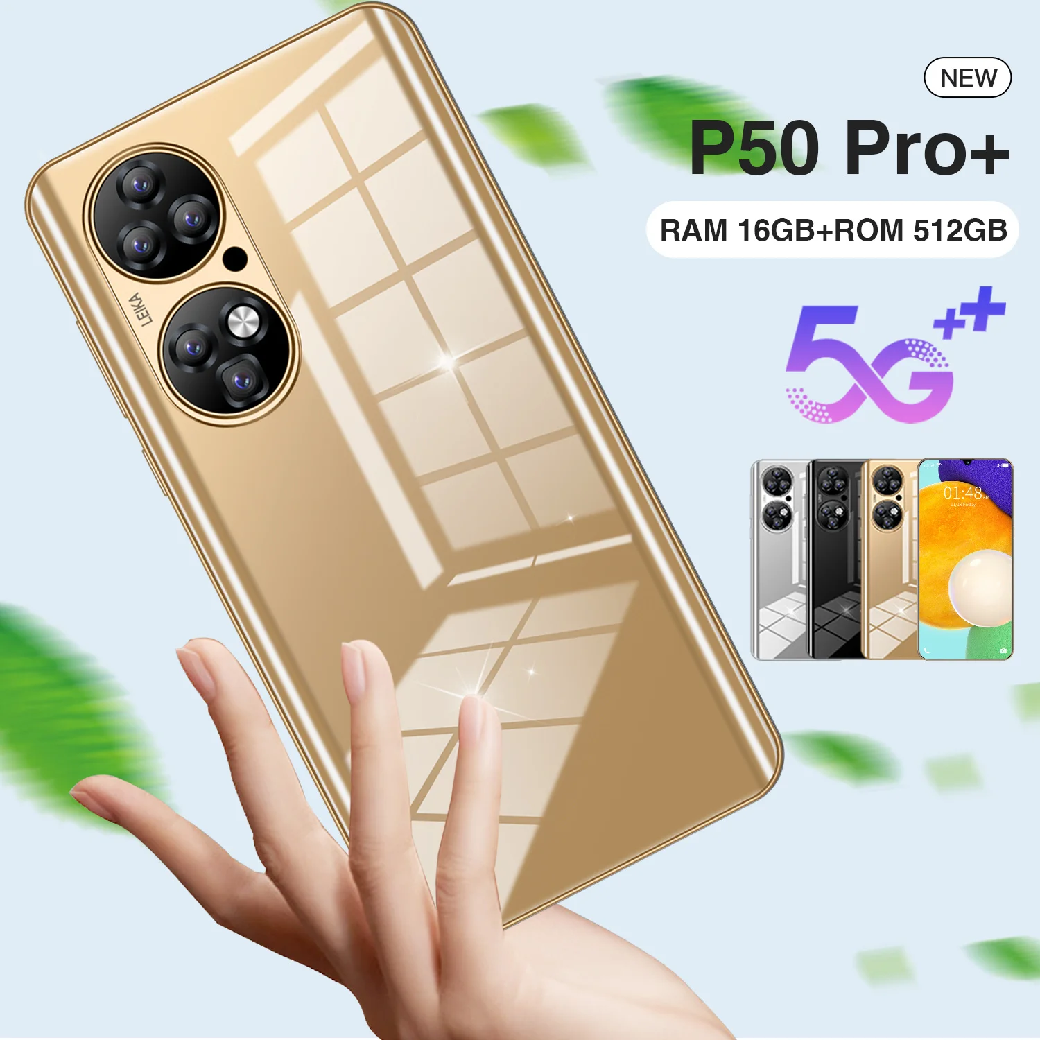 

P50 Pro +, 6,7 , 16 + 512 , 5600 , 32 + 64 , Android 11
