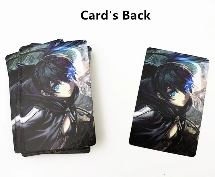 Аниме BRS Black Rock shooter игрушки покерная игра коллекционная карточка куклы персонаж