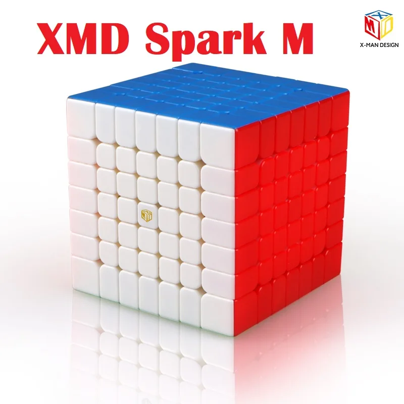 [Picube] Магнитный куб XMD Qiyi X-Man Design Spark and M 7x7x7 профессиональный магический скоростной