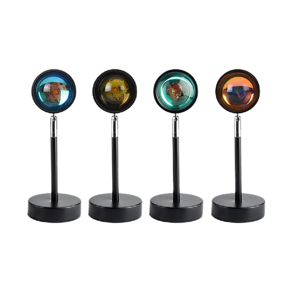 

MERTTURM Sunset Lamp 180 Degree Rotation Projector Lamp Romantic Visual Led Projector Night Light with USB Floor Stand Room Deco