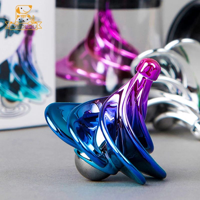 Спиннинг Топ Забавный ветер воздушный поток гироскоп вращающиеся настольные