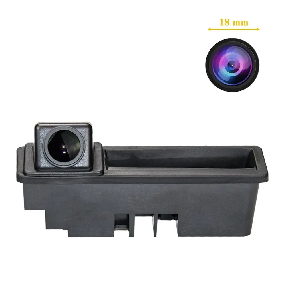 

Misayaee HD 1280x720P Car Rear View Reverse Backup Camera Trunk Handle for Audi A3 A4 B7 A6L 4F C6 S5 Q7
