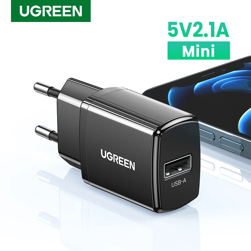 Сетевое зарядное устройство UGREEN с USB портом 5 В 2 1 А|Зарядные устройства для