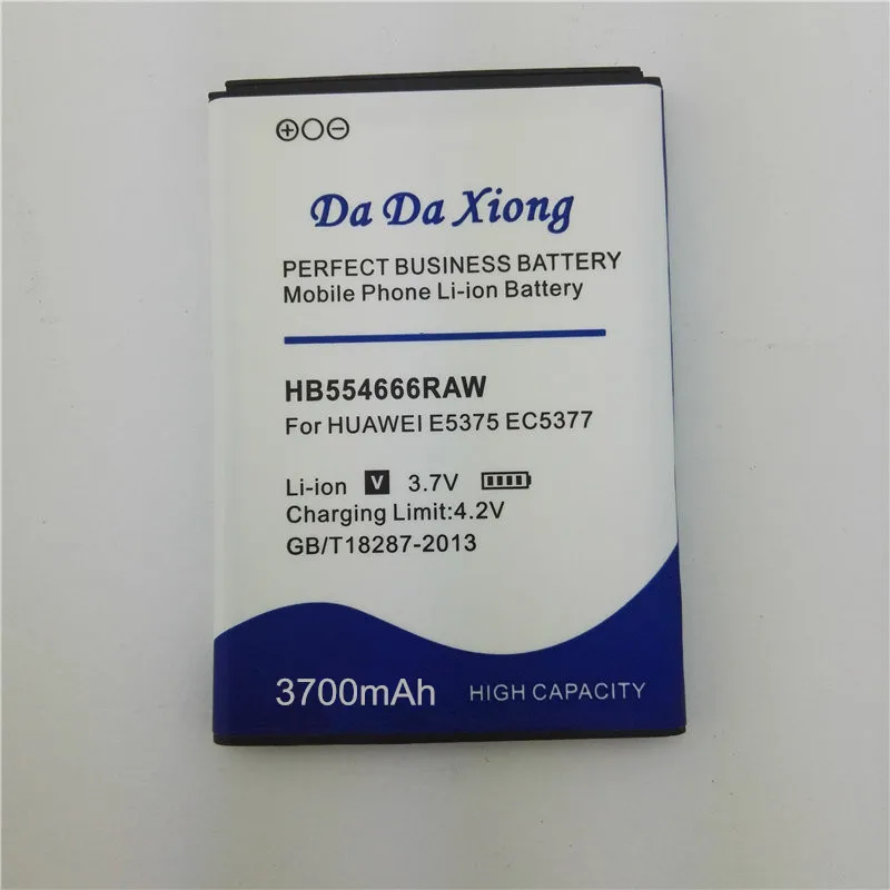 3700 мАч HB554666RAW Аккумулятор для Huawei E5372 E5373 E5375 EC5377 E5330 E5336 E5351 E5356 фотография |