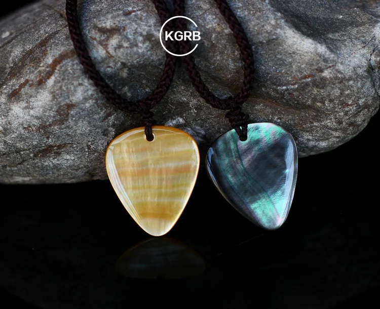 KGRB Abalone медиаторы для гитар металлический корпус гитары пальчиковые