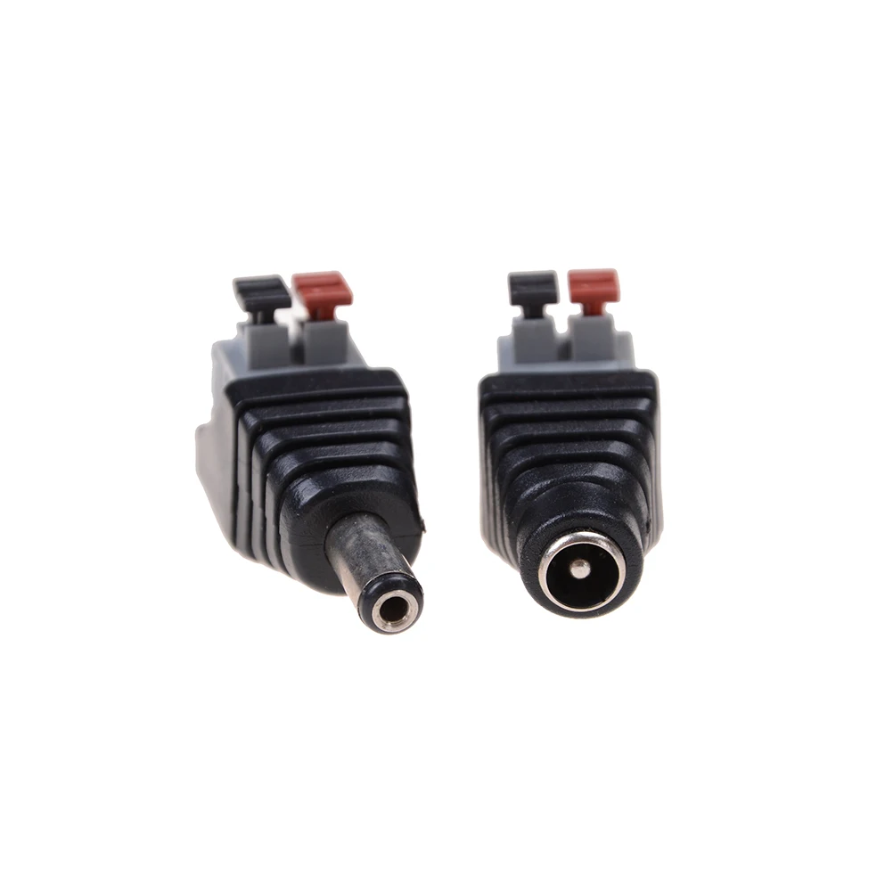 DC Мужской Женский разъем адаптера Установка без дополнительных средств