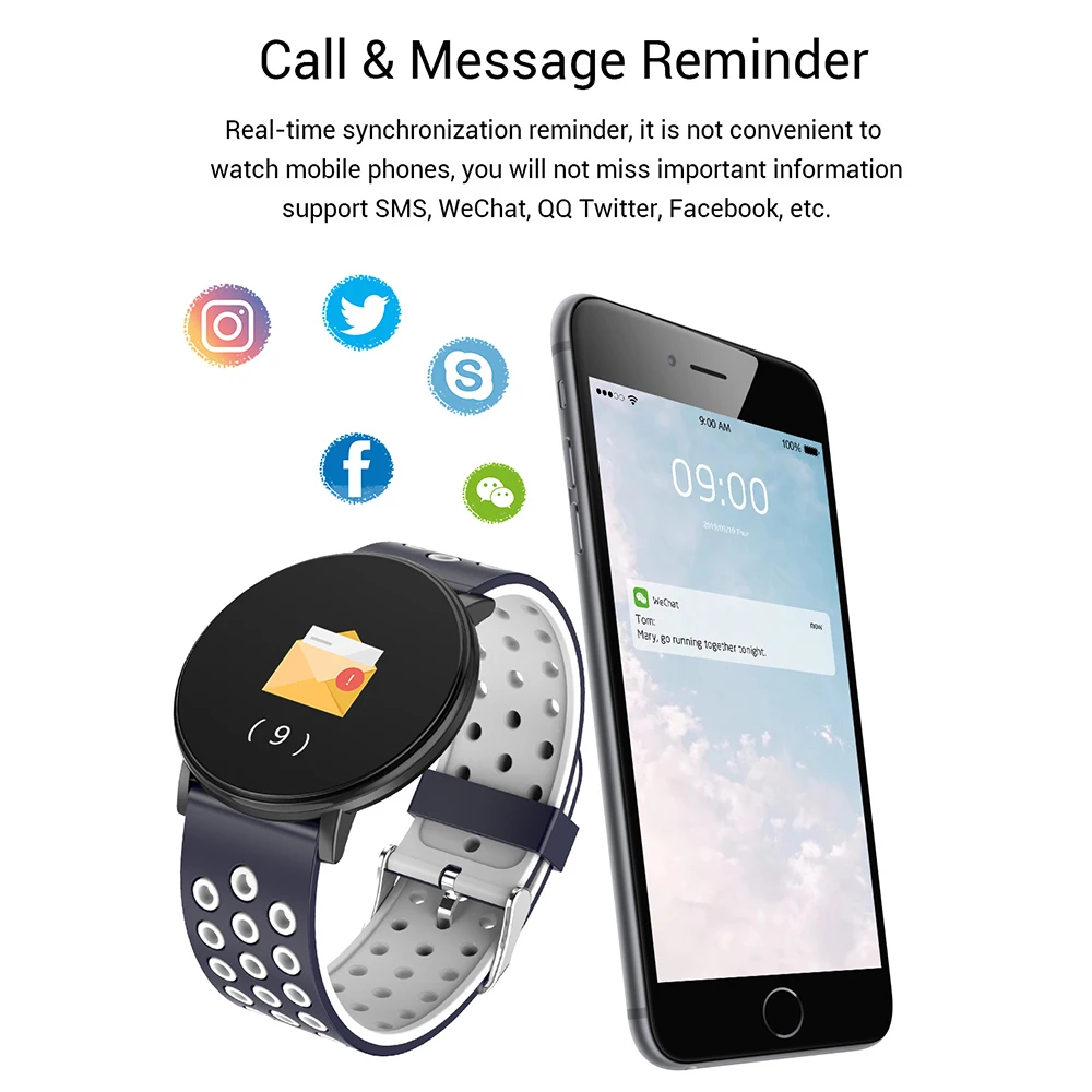 New Smart watches Waterproof Sports for iphone phone Smartwatch Heart Rate Monitor Blood Pressure Functions For Women men kid |
