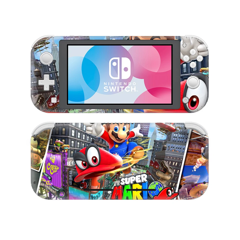Наклейка с изображением супер Марио для nintendo Switch Lite, протектор консоли, чехол для nintendo Switch Lite, Виниловая наклейка с NSL