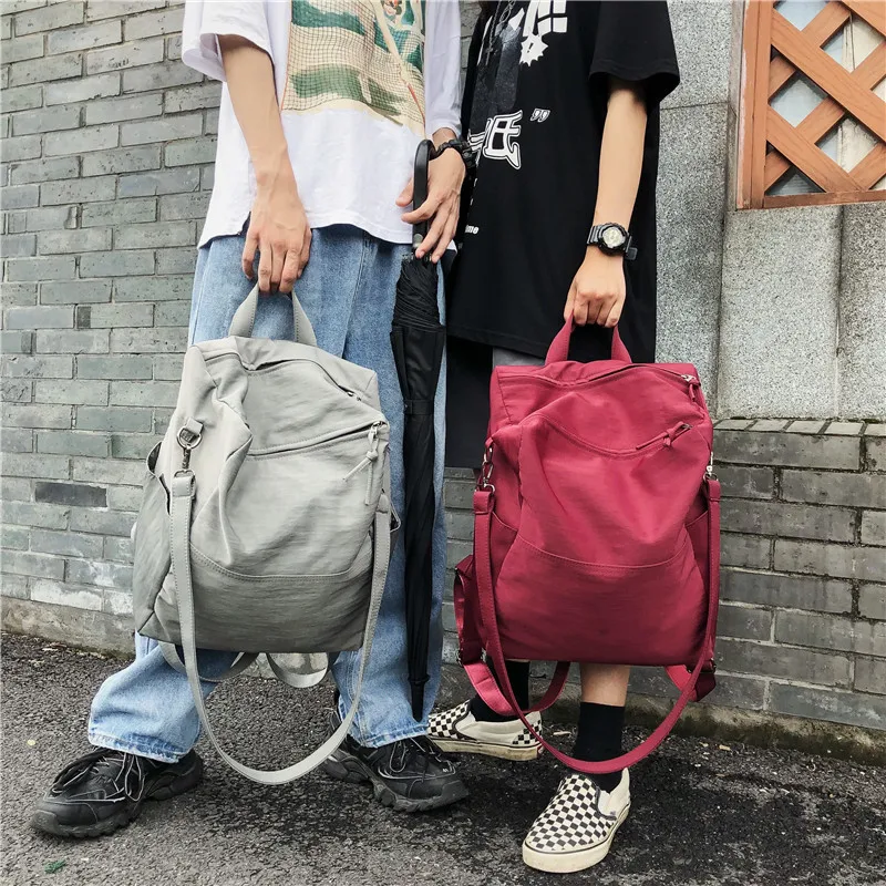 Школьная сумка для девочек старшеклассников двойная через плечо