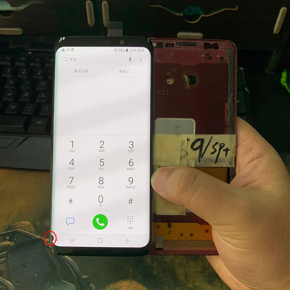 Оригинальный ЖК-экран для Samsung Galaxy S9 G960 SM-G960F ЖК-дисплей сенсорный экран