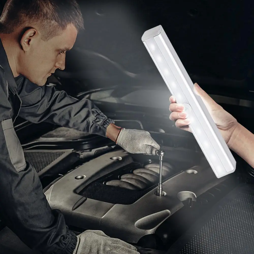 Автоматическая Ночная лампа с человеческим датчиком портативный светильник для