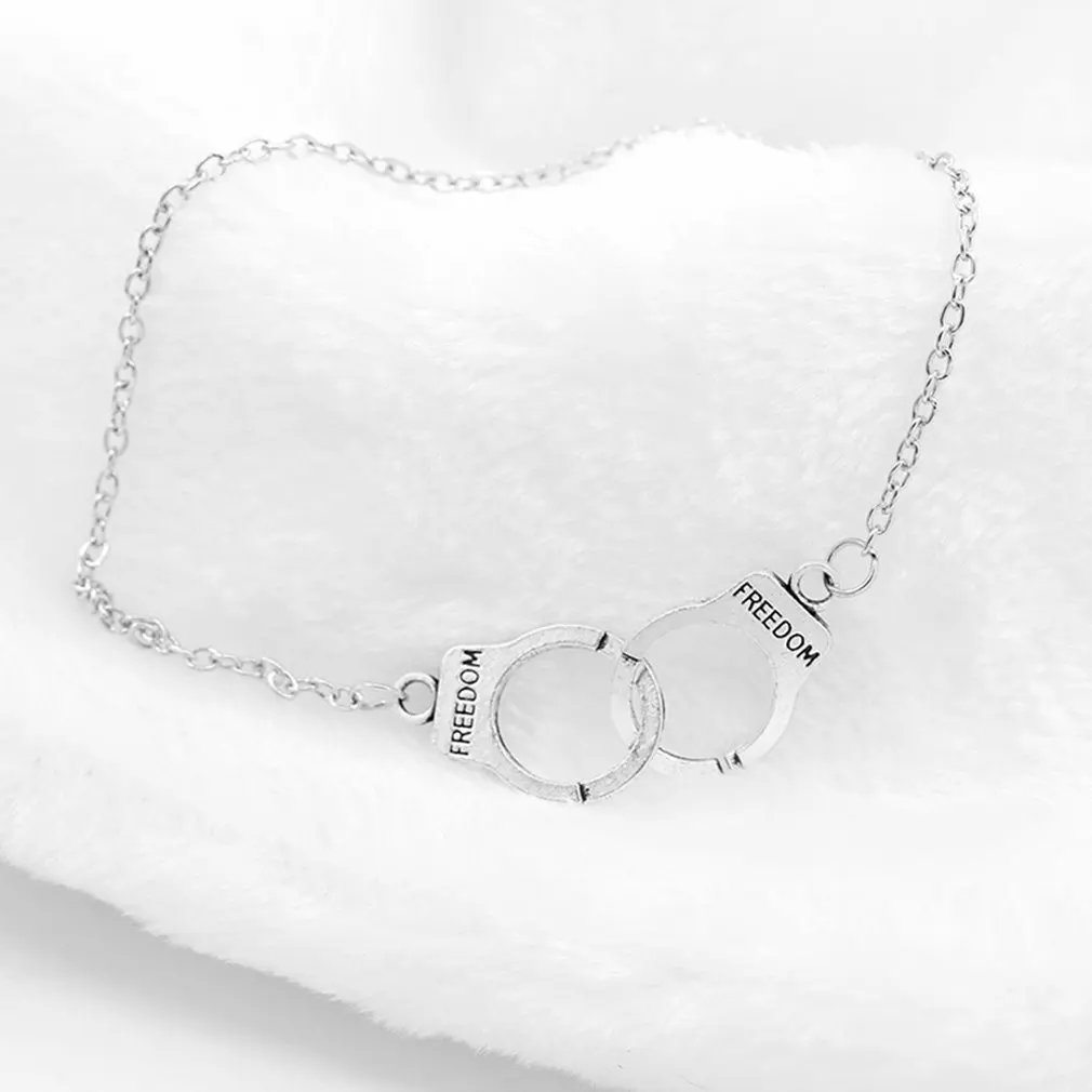 Новые наручники украшения сплав звено цепи браслет Девушки вечерние ночной