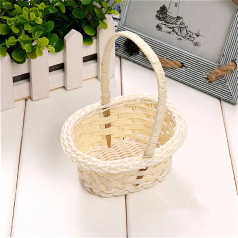 Тканые корзины для хранения мини тканые тканевые из ротанга фруктов косметики