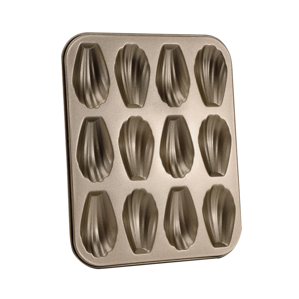 

Carbon steel Cake Mould Muffin Madeleine Pan 12-Cavity Cake Baking Pans tray Shell Shaped Mold Nonstick