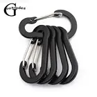 5 шт. инструменты, карабин для улицы, рюкзака, кемпинга, скалолазания, Booms, рыболовный крючок, брелок, фиксатор, пряжка, защелкивающийся зажим, рыболовные инструменты