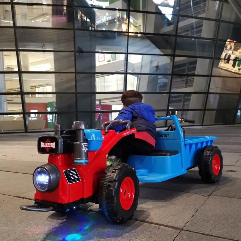 Детский Электрический Трактор для ходьбы детская игрушка детей может сидеть