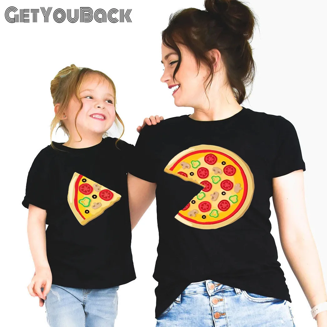 Семейная футболка Мама и я модная черная забавная Одежда для маленьких мальчиков