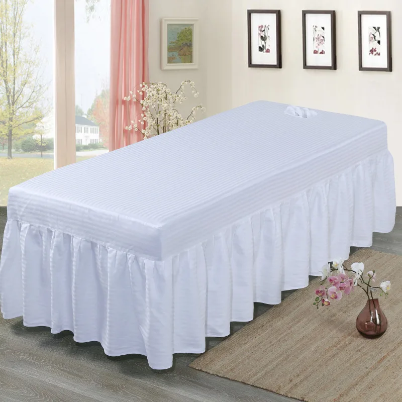 Красота салон покрывало с отверстием для массажа тела простыней на кровать