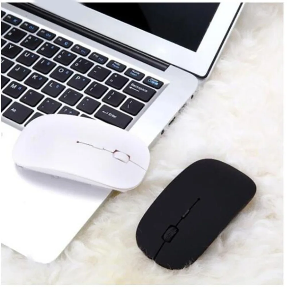1600 DPI USB оптическая беспроводная компьютерная мышь 2 4G приемник супер тонкая для