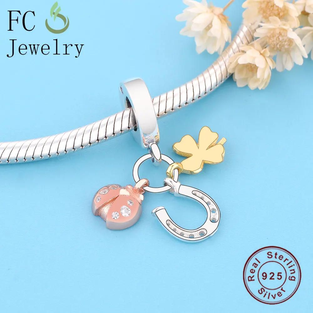 FC ювелирные изделия Подходит оригинальный Pandora Шарм браслет 925 Стерлинговое
