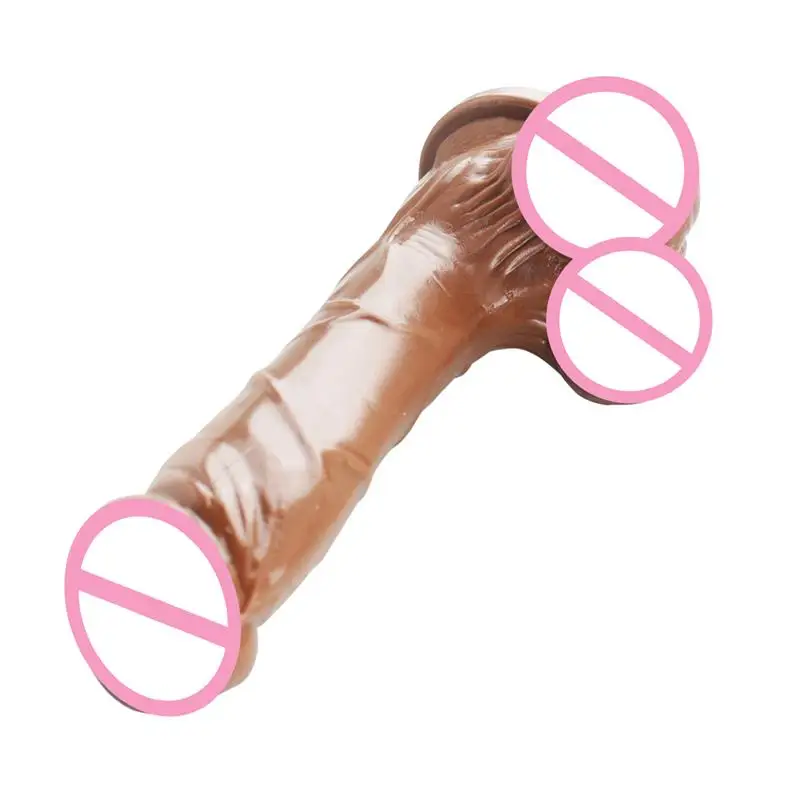 Fresh Long Dildos Big Size 25.1*4.9cm Large Dong Cock Huge Dildo Realistic Dick Adult Women Erotic Insert Sex Products | Красота и