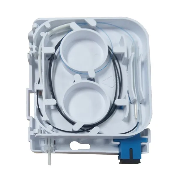 FTTH 1 core fiber Termination Box 1 port 1 channel socket Splitter Box indoor outdoor fiber Optical box Ftth Faceplate