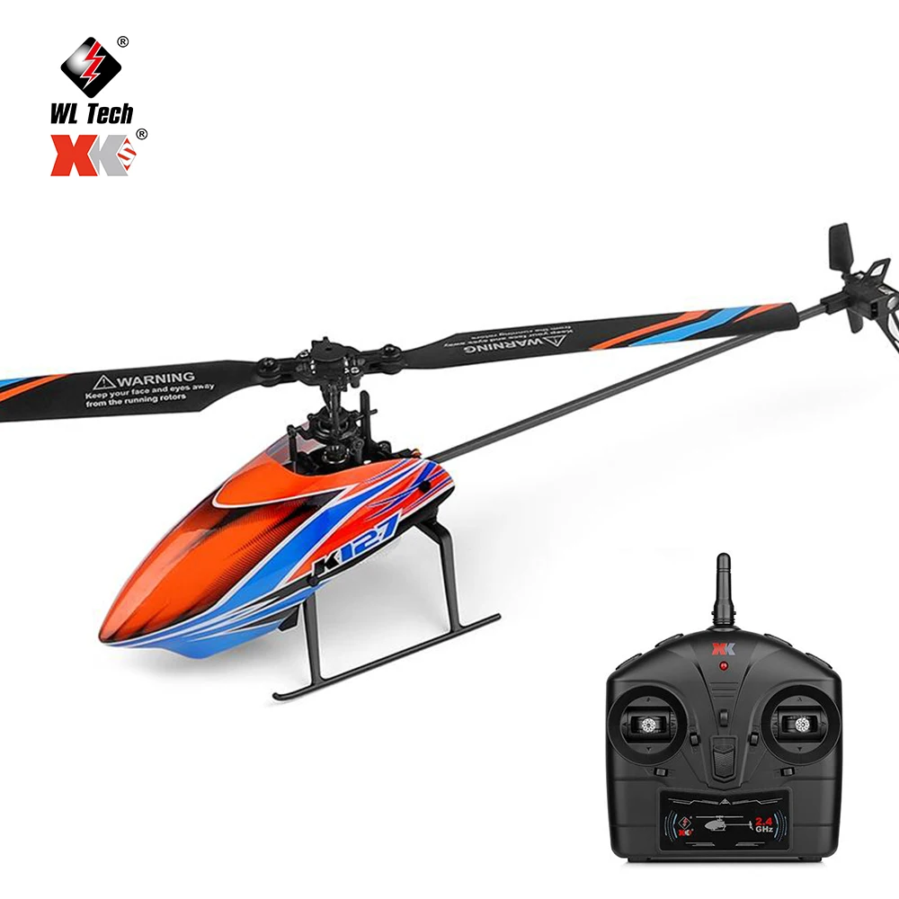 WLtoys K127 радиоуправляемые вертолеты 2 4g 4ch 6 Aixs Aileronless с одним лопастным пропеллером