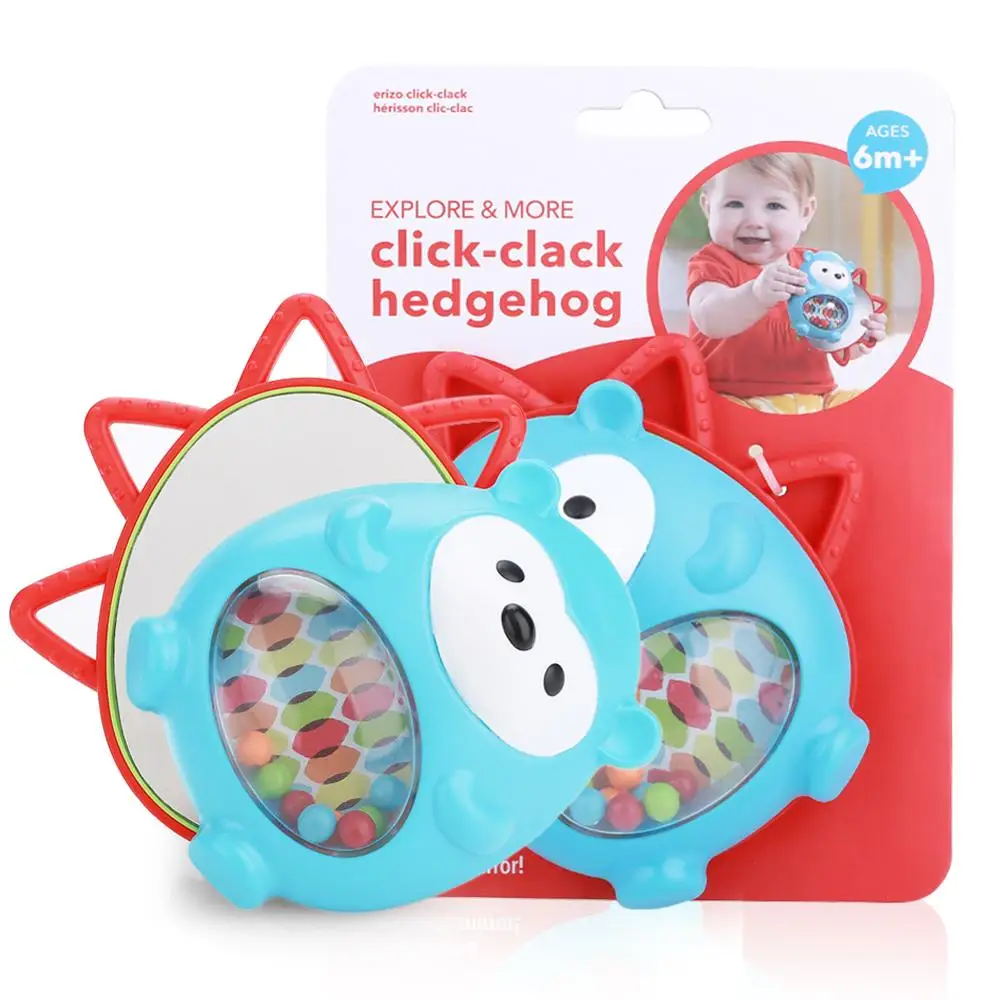 0-12 месяцев Детские игрушки мягкие плюшевые детские погремушки для малышей Ежик