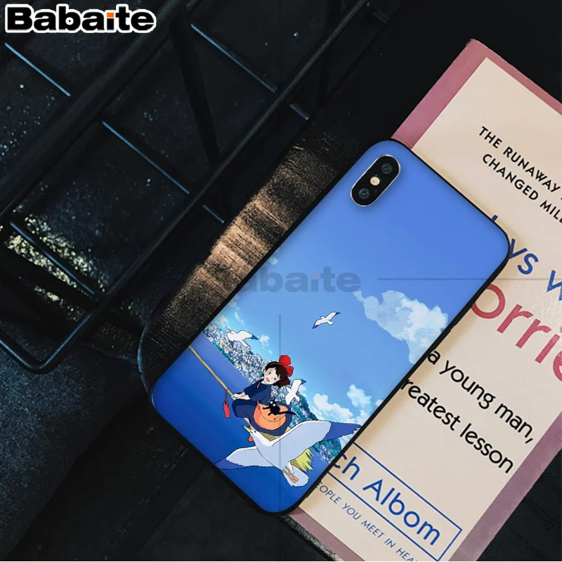 A2 Babaite Kikis служба доставки ТПУ черный чехол для телефона чехол для iPhone X XS MAX 6 6S 7 7plus 8 8Plus 5 5S XR - Цвет: A2