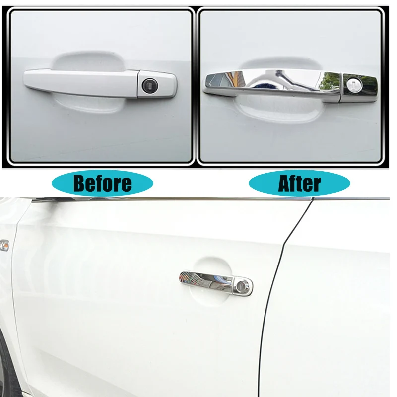 For Mazda 3 2nd Gen BL Axela 2009~2013 Luxurious Chrome Door Handle Cover Car Accessories Stickers Trim Set 2010 2011 2012 | Автомобили и