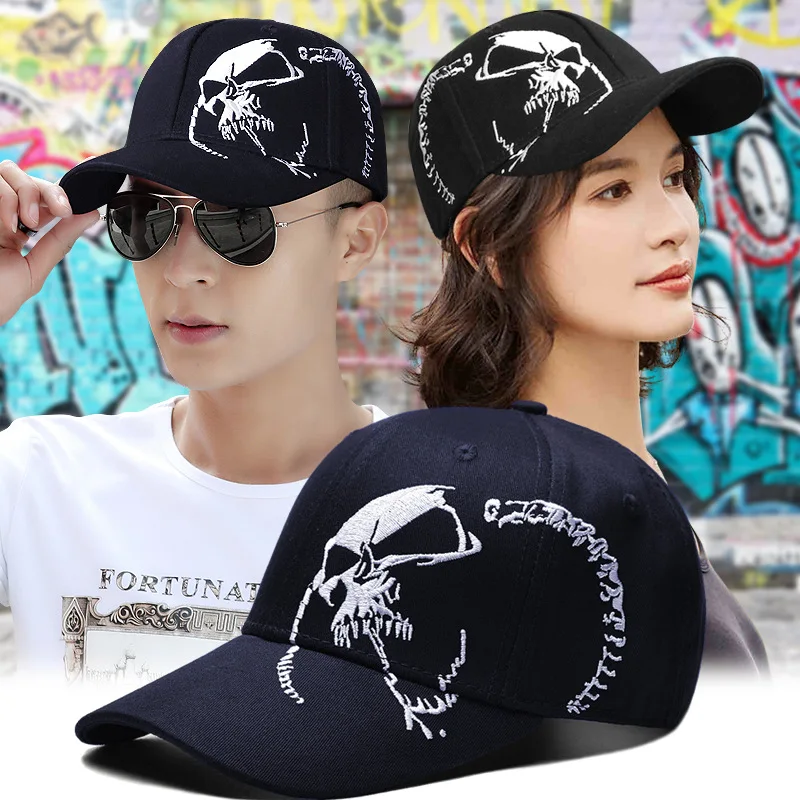 Wholesale Adult Summer Sun Hats Men Cool Hiphop Punk Rock Sport Cap Women Fashion Cotton Baseball Caps