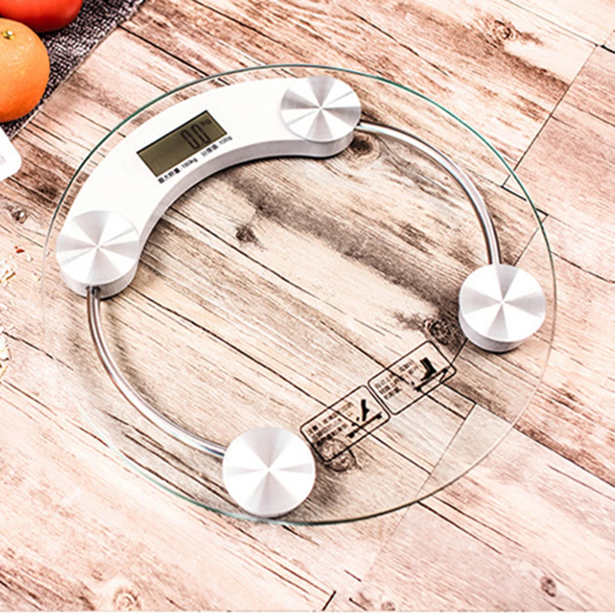 

Transparent LED 180KG Digital Weighing Scale Electronic Tempered Glass Body Weight Scales