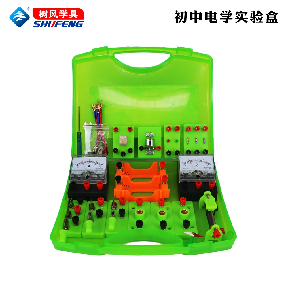 

Junior high school electrical experiment box 24023 school and ninth grade electrical experiment set test the same electrical