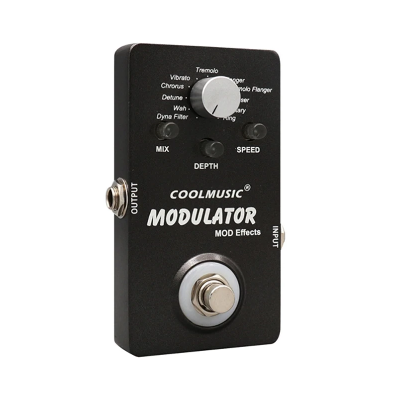 

Цифровой модулятор для электрогитары COOLMUSIC, педаль с эффектами 11 модуляций, корпус из алюминиевого сплава